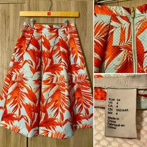 H&M High Waist skirt, paisley